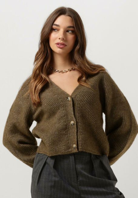 Groene MSCH COPENHAGEN Vest MSCHPETUNIA PEGGY CARDIGAN - large