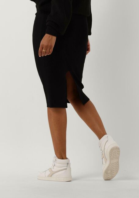 Zwarte CALVIN KLEIN Midirok KNITTED SKIRT - large