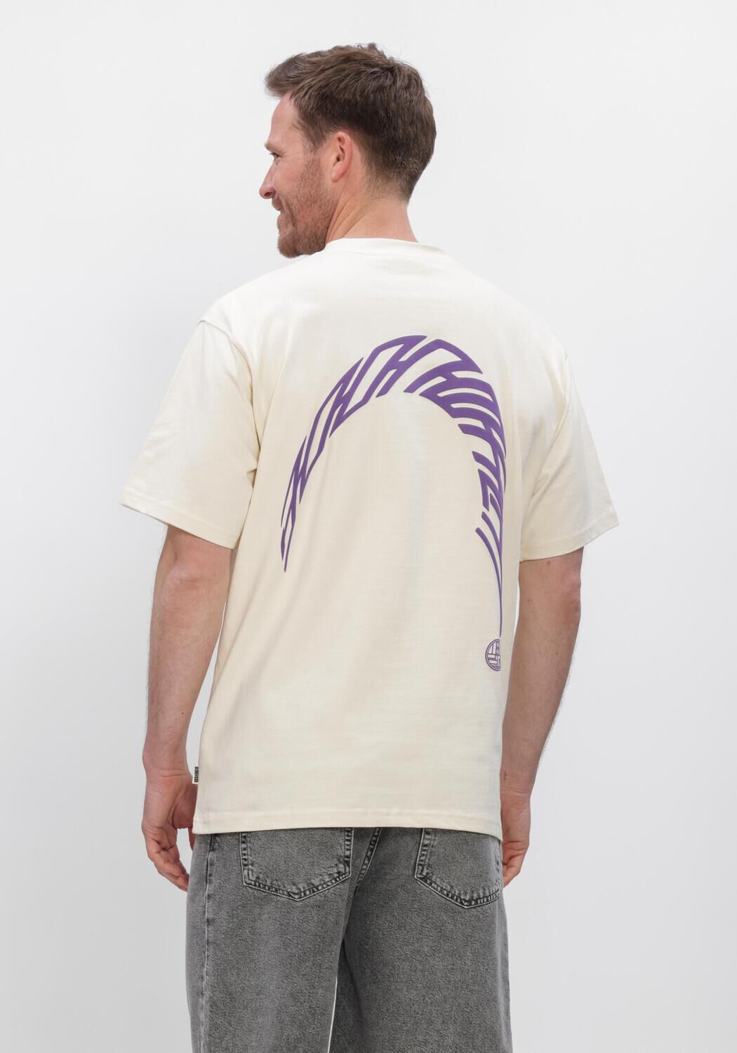 WOODBIRD T-shirt WBBAINE WARP TEE &Eacute;cru - large