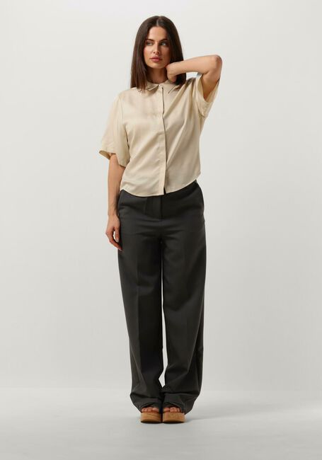 Beige ANOTHER LABEL  DACHE SHIRT S/S - large