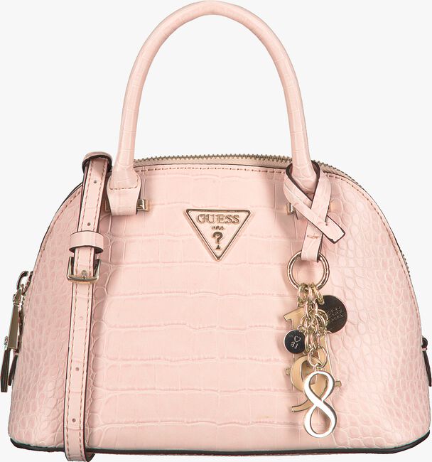 Roze GUESS Schoudertas MADDY SMALL DOME SATCHEL - large