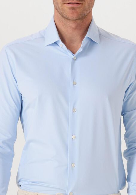 Lichtblauwe XACUS Klassiek overhemd ACTIVE SHIRT 558ML - large