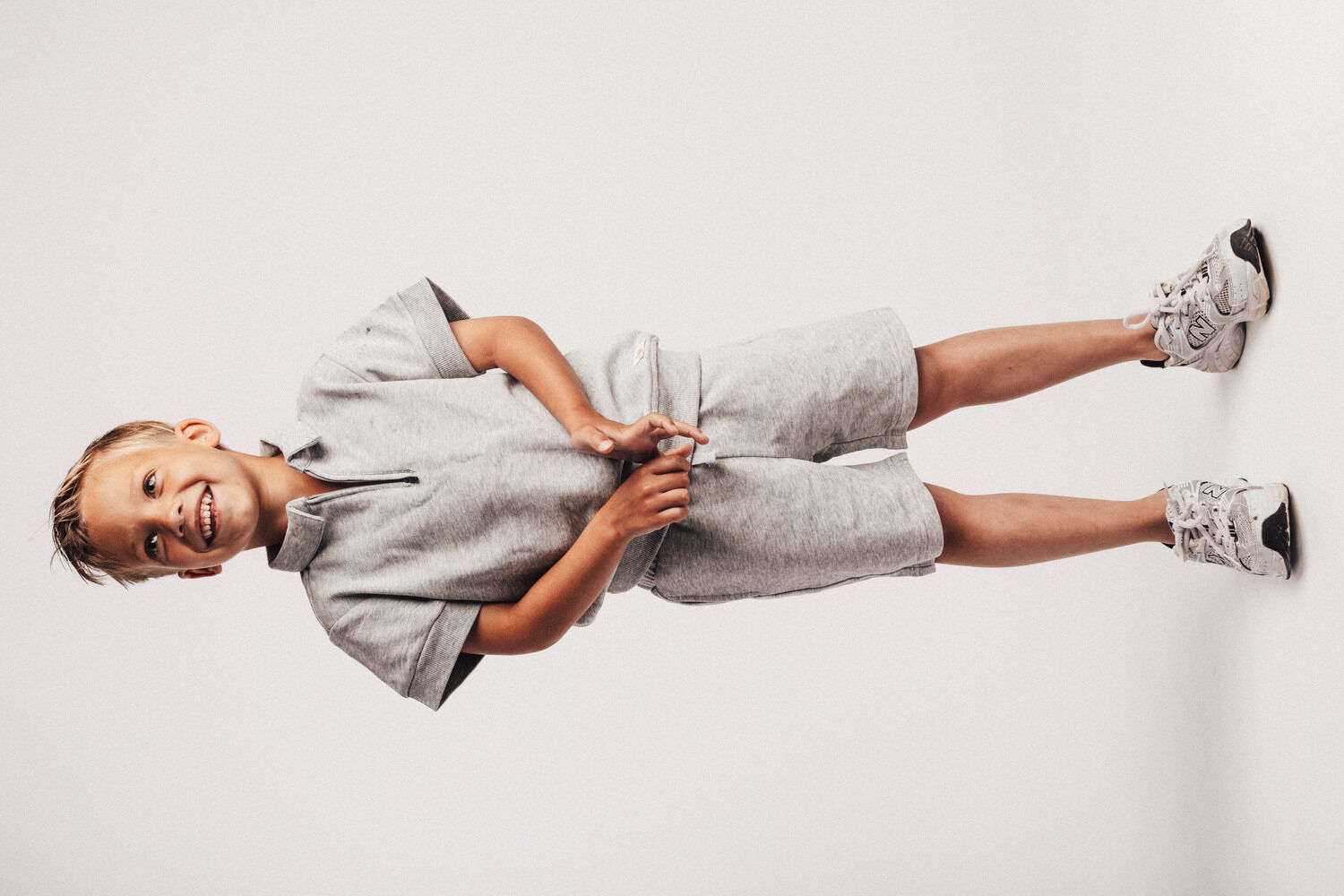 Grijze BAJE STUDIO Polo TEBA - large