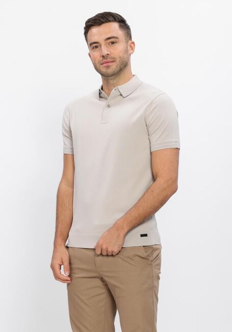 GENTI Polo POLO 2 BUTTON SS 1260 en beige - large