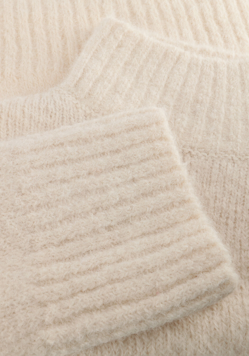 Ecru SELECTED WOMEN Trui SLFGABRIELLA LS KNIT HIGH NECK - large