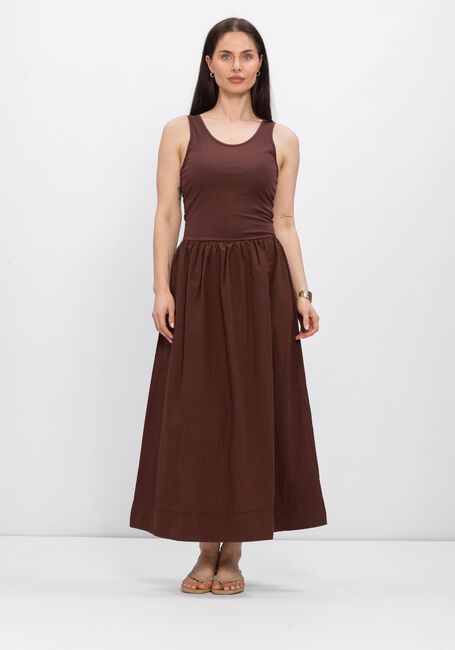 Bruine MINUS Jurken MSMARIE MIDI DRESS - large