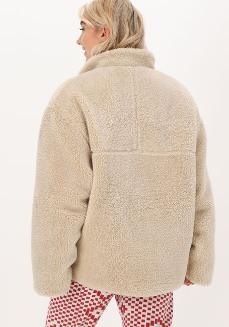 Ecru 10DAYS Teddy jas REVERSIBLE PADDED JACKET - large