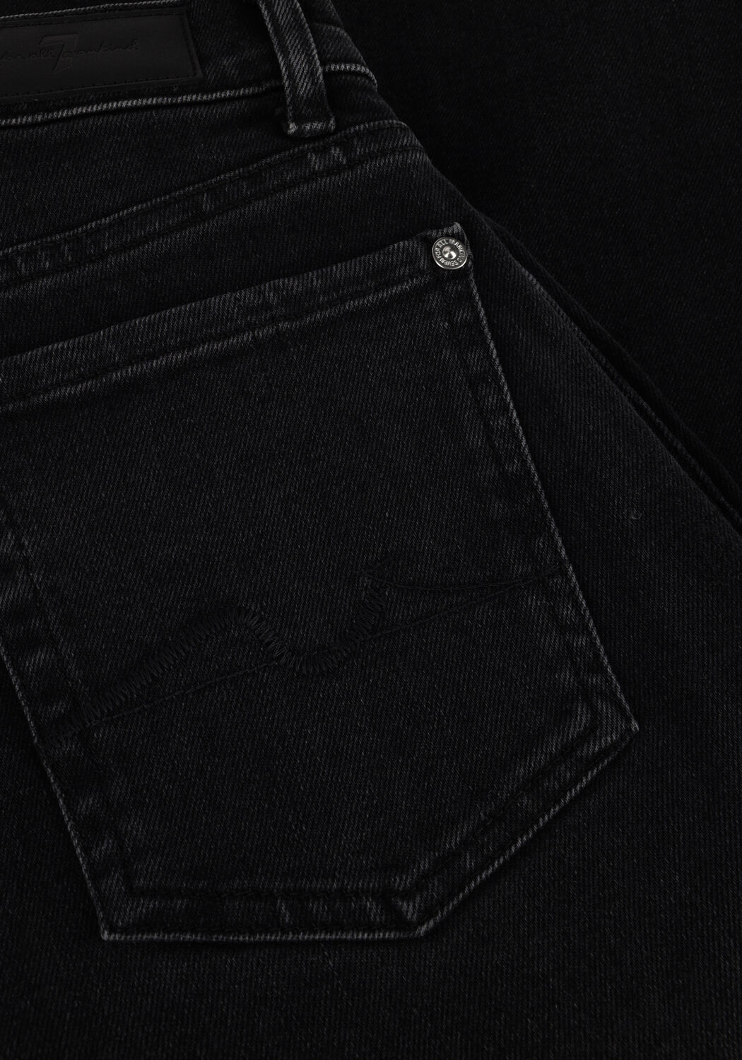 7 FOR ALL MANKIND Wide jeans LOTTA LUXE VINTAGE TOPLINE WITH RAW CUT en gris - large