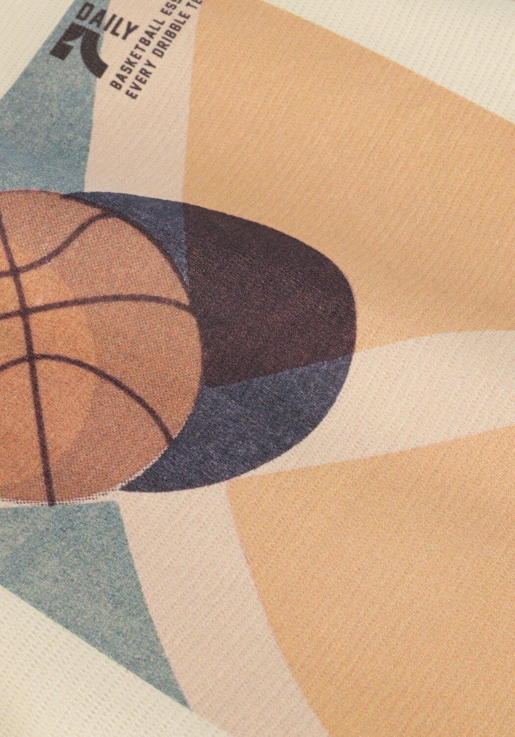 DAILY7 T-shirt T-SHIRT STRUCTURE BACKPRINT Sable - large