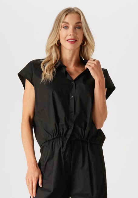 Zwarte BY-BAR  BIEKE POPLIN BLOUSE - large