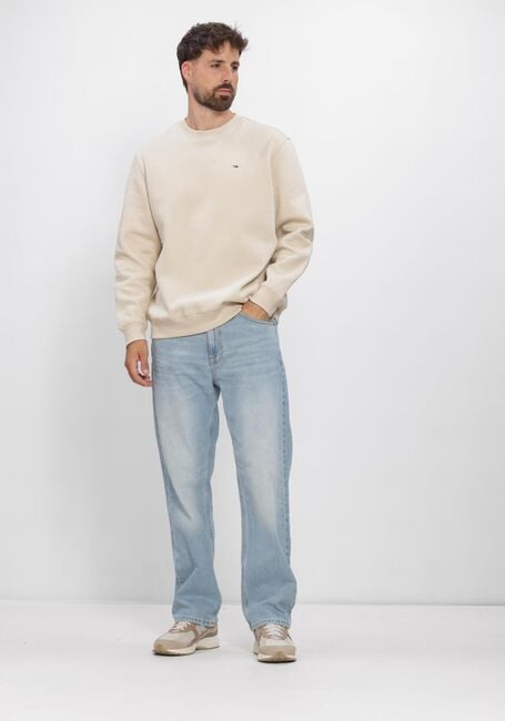Olijf TOMMY JEANS Trui TJM REG S FLAG CREW EXT - large