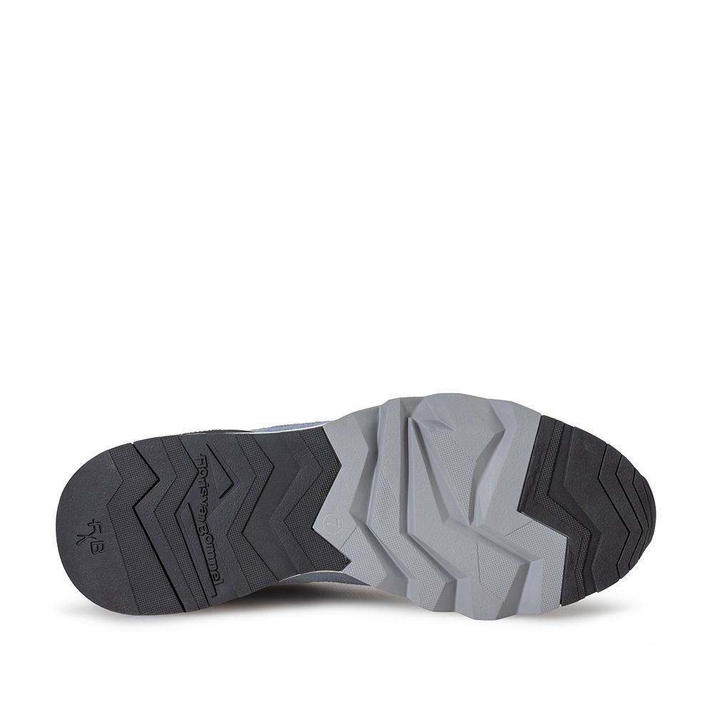 FLORIS VAN BOMMEL Baskets basses De Zager 10.06 en bleu - large