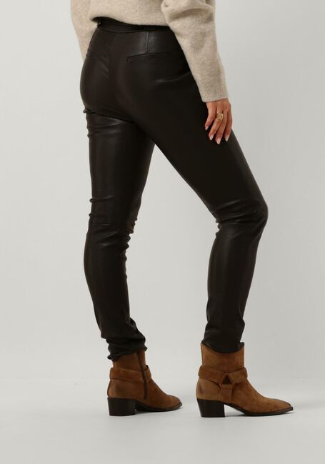 IBANA Pantalon PAULA STRETCH LEATHER en marron - large