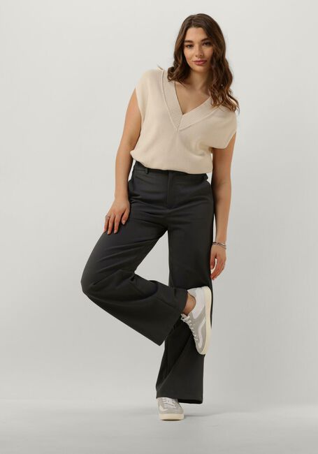 VANILIA Spencer V-NECK RIB en beige - large