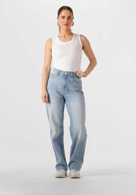 Witte TOMMY JEANS Top TJW ESSENTIAL RIB TANK EXT - large