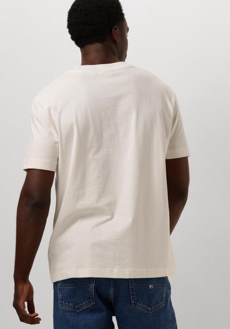 CALVIN KLEIN T-shirt CHENILLE MONOLOGO TEE en blanc - large