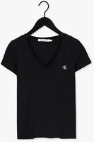 CALVIN KLEIN T-shirt CK EMBROIDERY STRETCH en noir