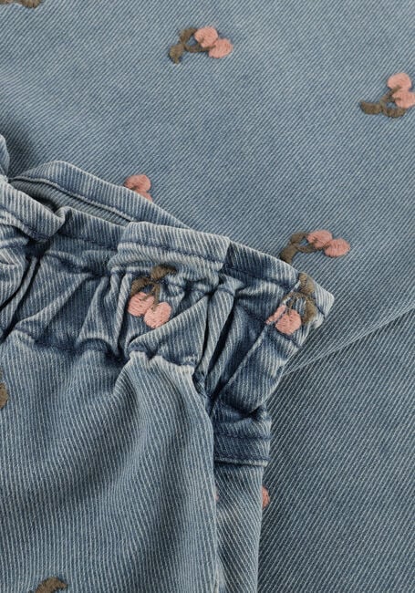 Lichtblauwe LIL' ATELIER Mom jeans NMFDEVA LOOSE EMB JEANS 2024-ES LIL - large