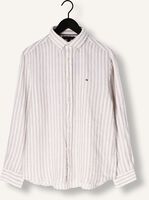 TOMMY HILFIGER Chemise décontracté LINEN ESSENTIAL STRIPE RF SHIRT Écru TOMMY HILFIGER Chemise décontracté LINEN ESSENTIAL STRIPE RF SHIRT Écru - medium