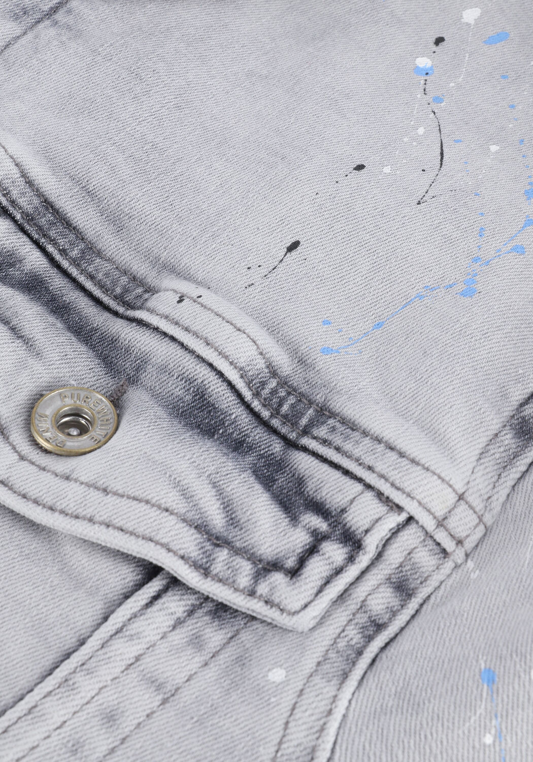 PUREWHITE Veste en jean 22010402 en gris - large