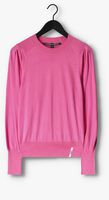 10DAYS Pull PLEATED SLEEVE KNIT SWEATER en rose