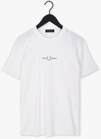 FRED PERRY T-shirt EMBROIDERED T-SHIRT Blanc