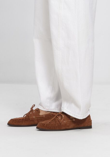 Bruine NOTRE-V Veterschoenen D25118-4153A - large