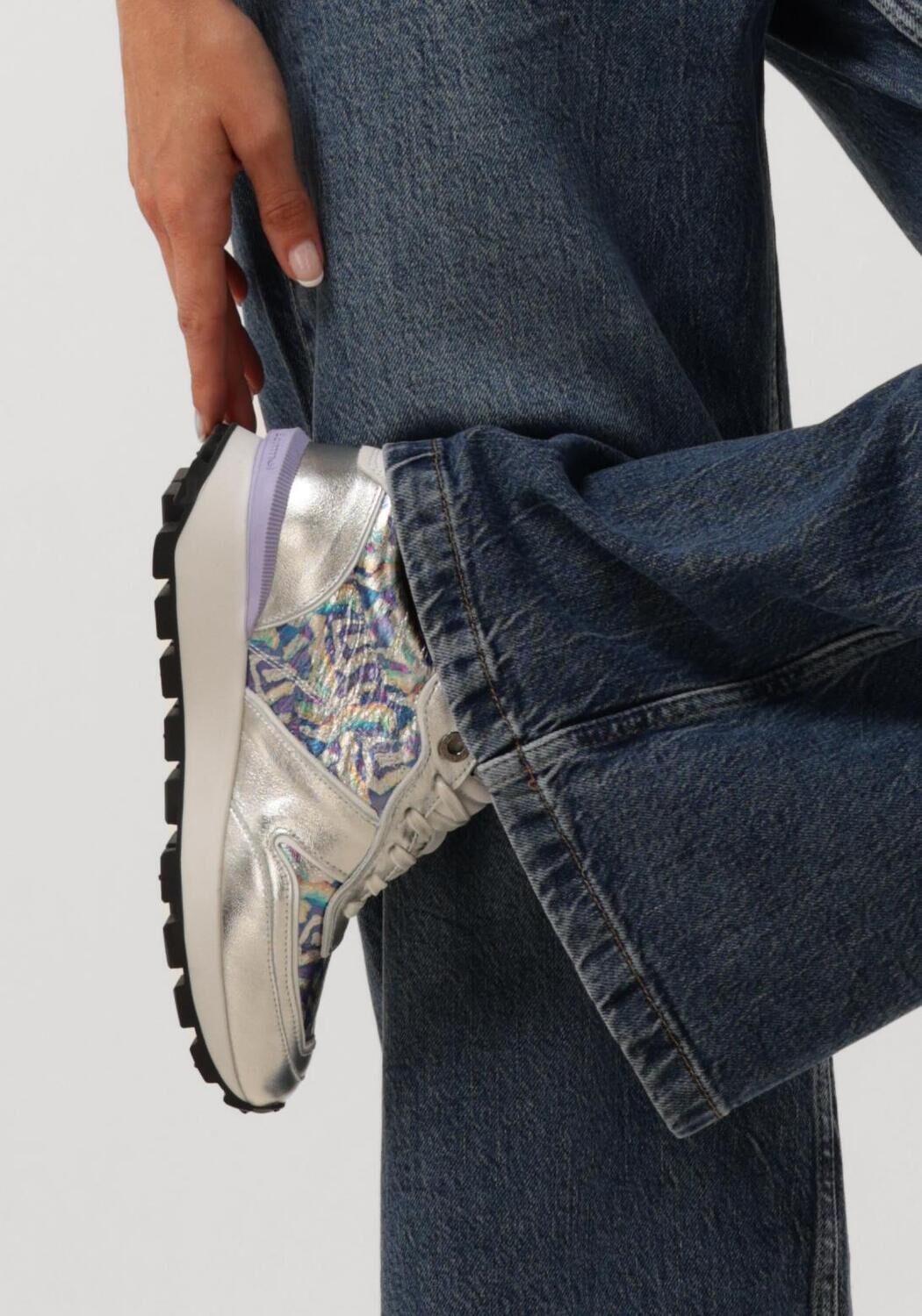 Zilveren FLORIS VAN BOMMEL Sneakers SFW-10115 - large