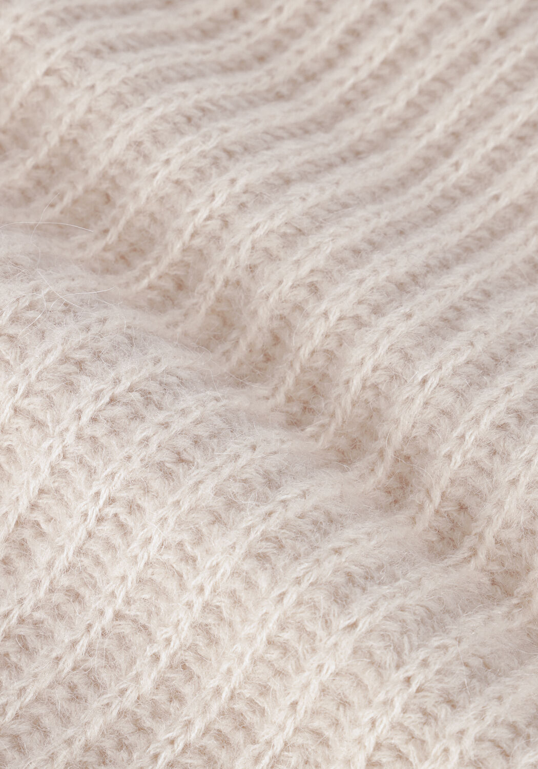 Beige SCOTCH & SODA Trui CREWNECK PULLOVER WITH PUFFED SLEEVES - large