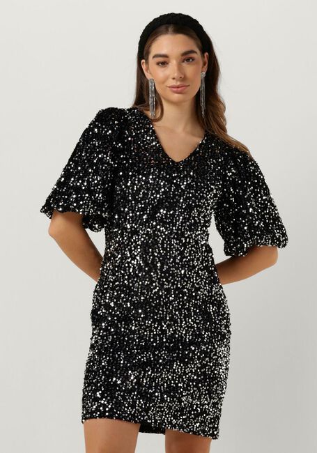 CO'COUTURE Mini robe SERENACC SEQUIN DRESS en noir - large