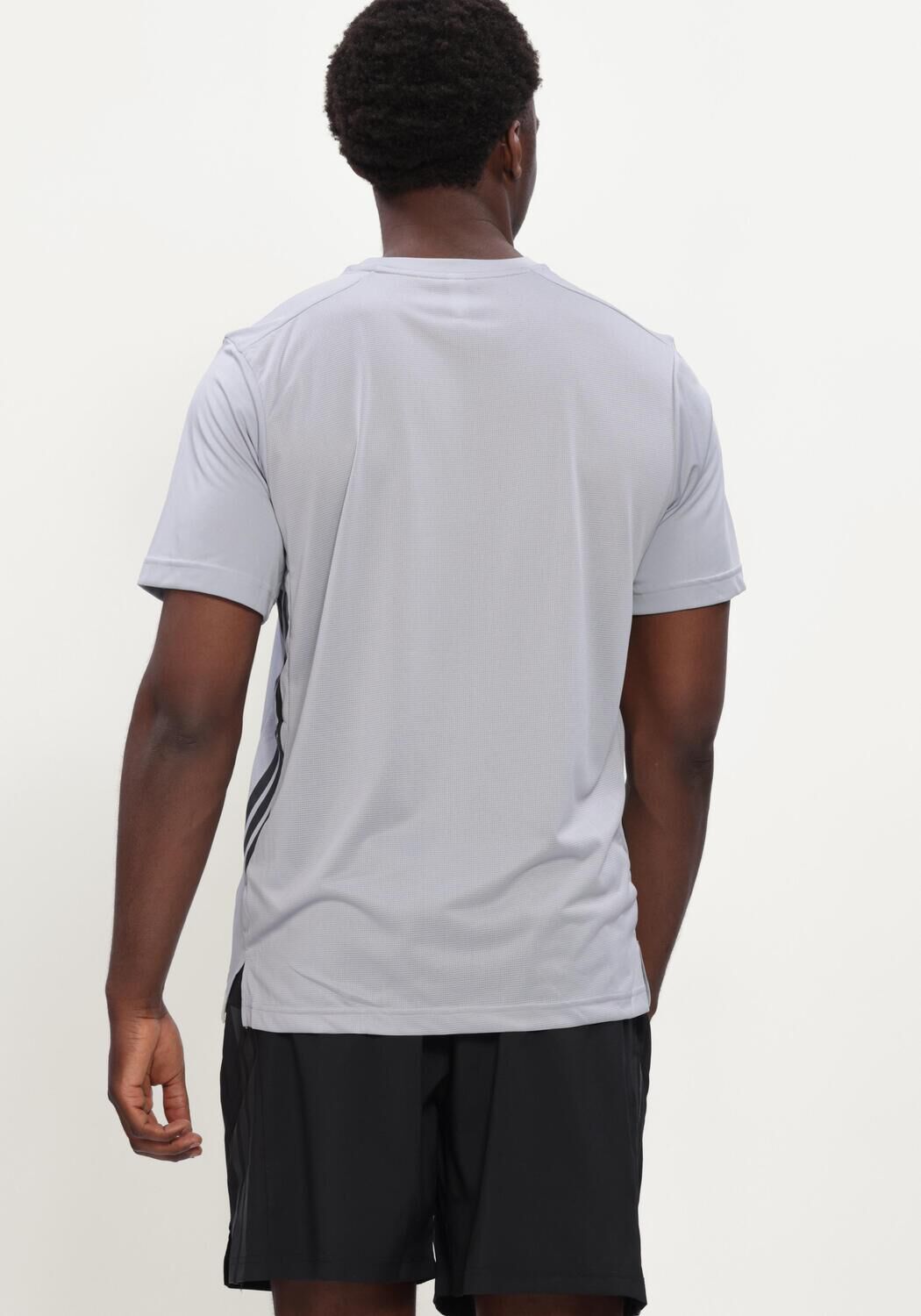 ADIDAS T-shirt TECHESS 3S TEE Gris clair - large