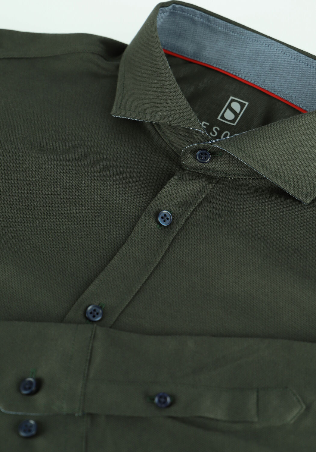 DESOTO Chemise d&eacute;contract&eacute; NEW HAI 1/1 en vert - large