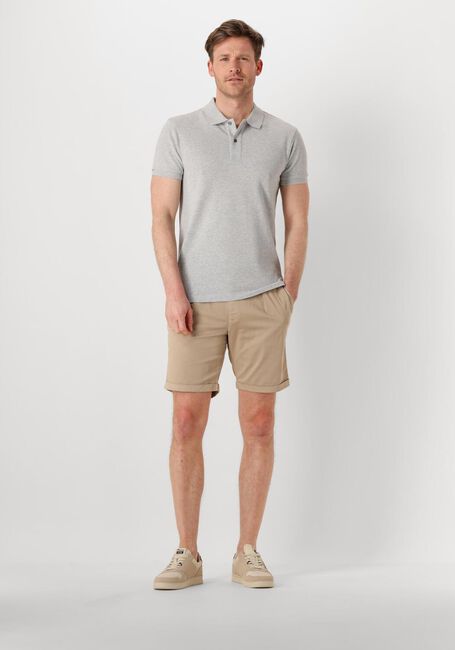 Lichtgrijze PROFUOMO Polo POLO SHORT SLEEVE - large
