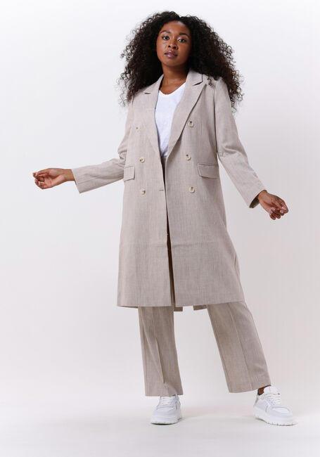 Y.A.S. Manteau YASMILANGE 7/8 LONG JACKET Sable - large