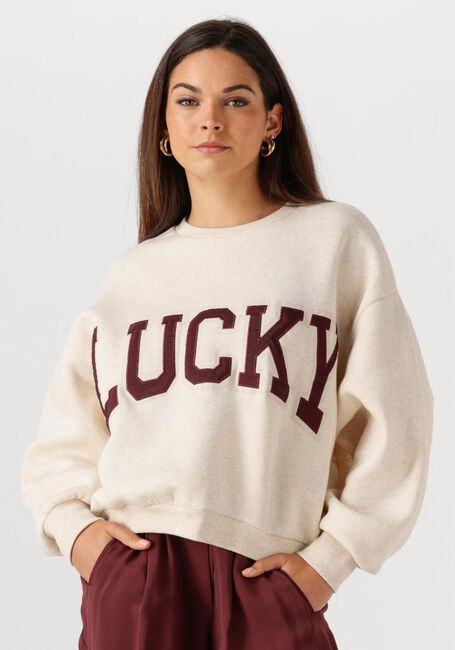 Ecru BY-BAR Sweater BIBI PATCH WORK SWEATER - large