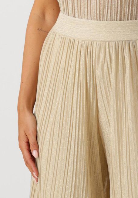 AIMEE THE LABEL Pantalon large RAMSES en beige - large