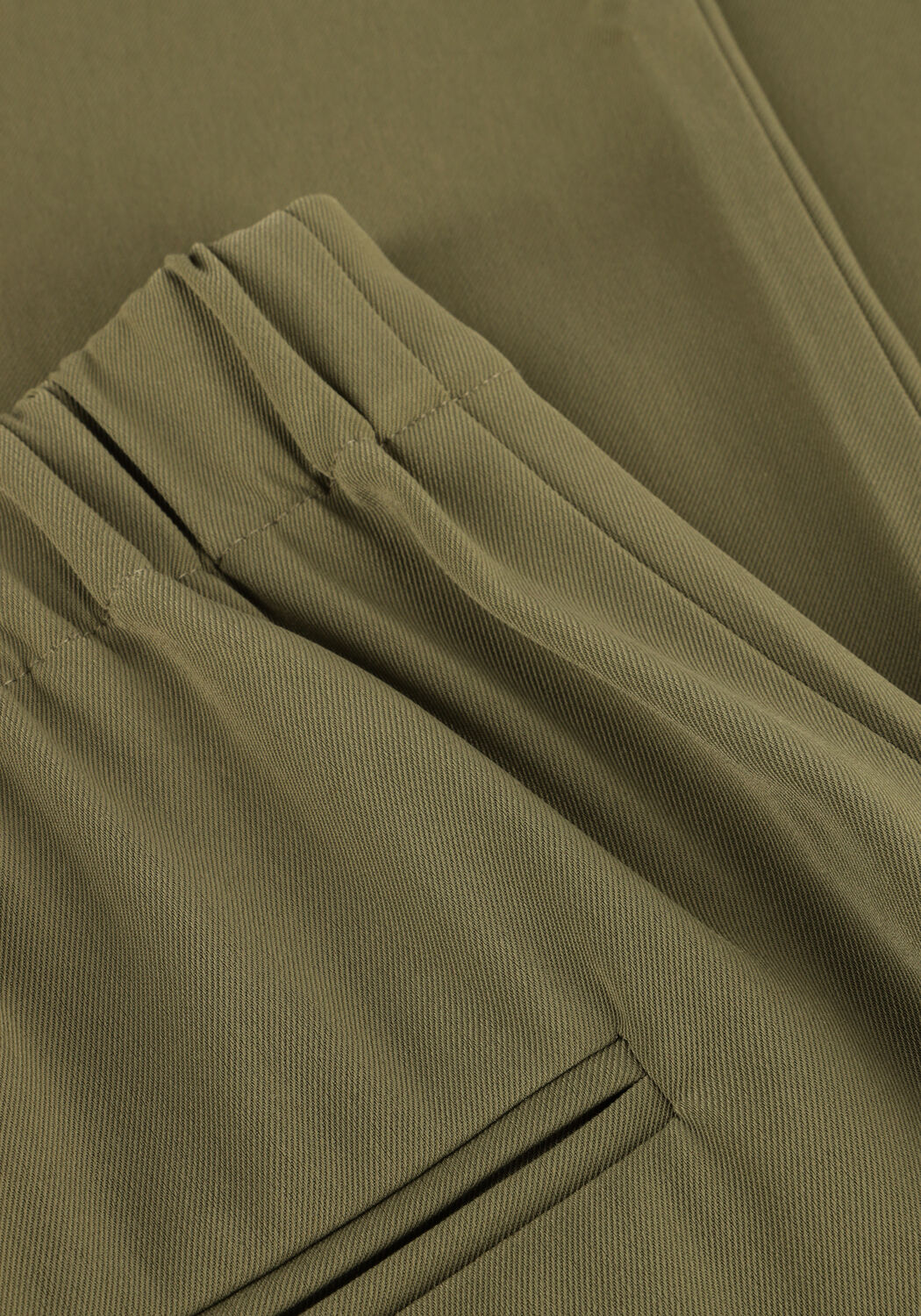 Groene YDENCE Wijde broek PANTS SOLANGE TALL - large