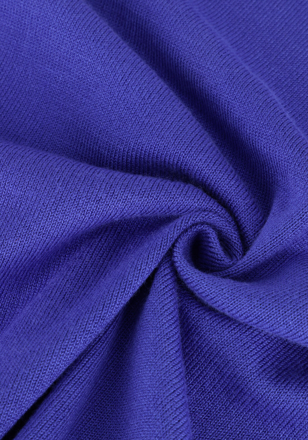 Blauwe MINUS Top MERSIN KNIT TEE - large