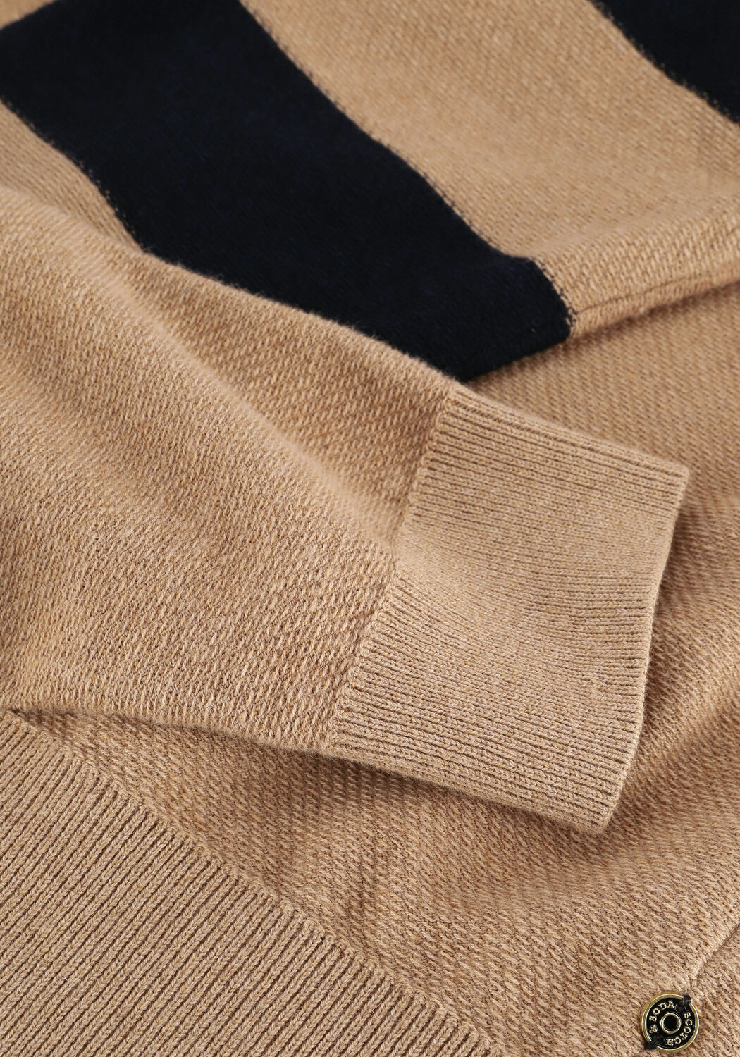 Beige SCOTCH & SODA Trui STRUCTURE-KNITTED PULLOVER CON - large