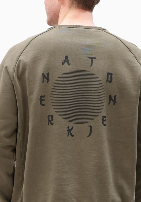 ANERKJENDT Chandail AKSUN JAPANESE SWEAT en vert - large