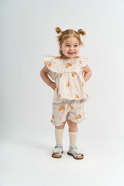 Ecru THE NEW Korte broek TNSTSILKE - large