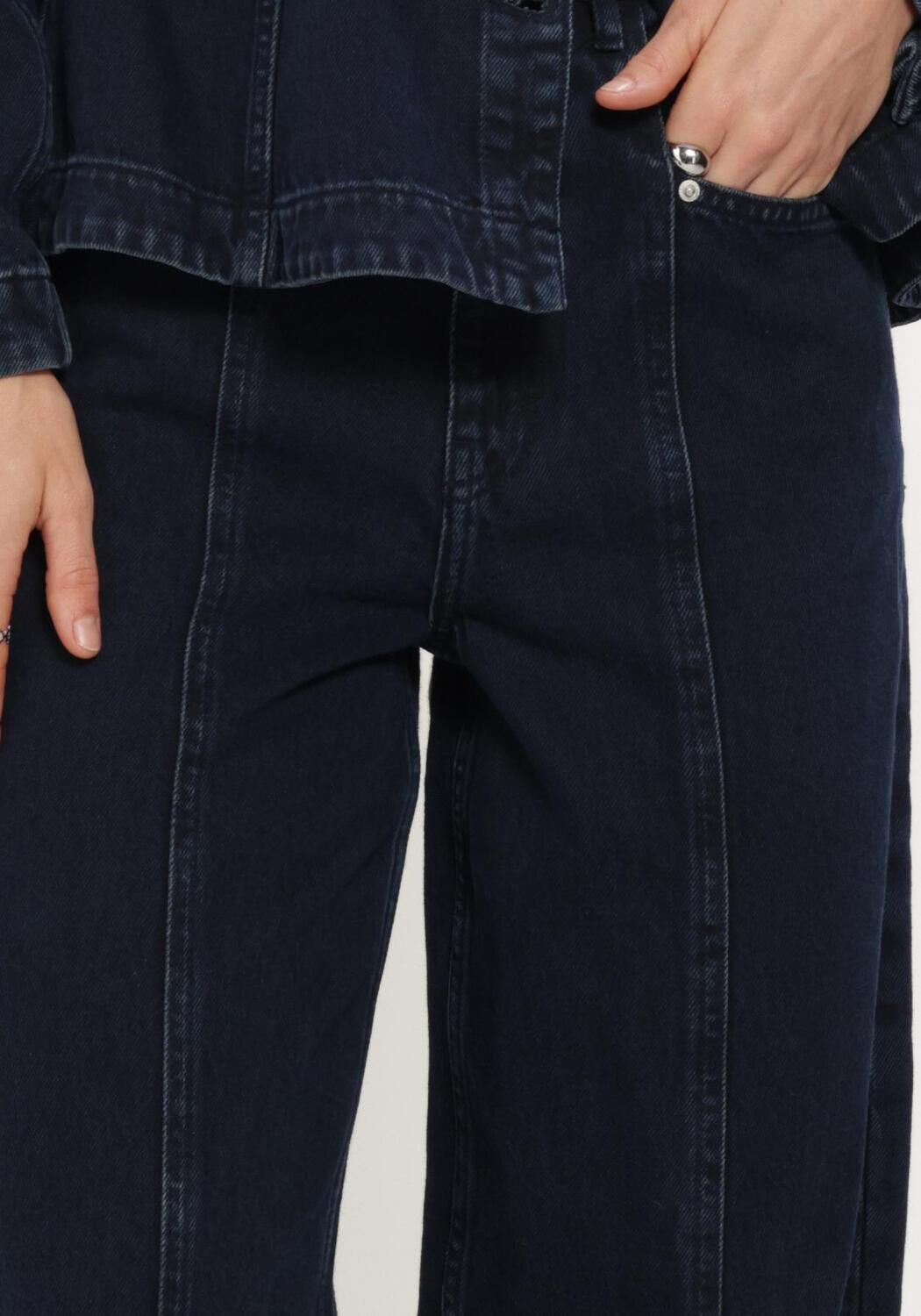 MSCH COPENHAGEN Barrel jeans MSCHUTTA EVI HW TAPERED JEANS en bleu - large