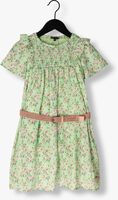 Groene NONO Mini jurk MAAN FLORAL WIDE DRESS + BELT - medium