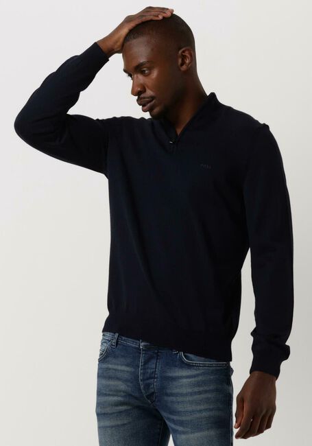 BOSS Pull BENJI Bleu foncé - large