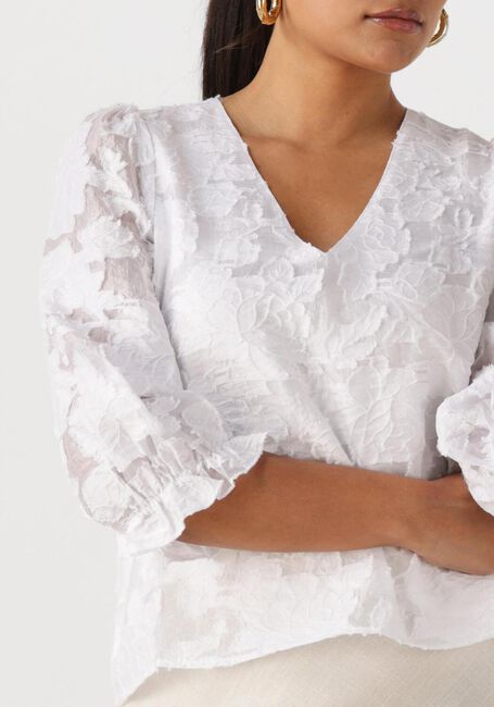 Witte SELECTED FEMME  SLFCATHI-SADIE 3/4 TOP FF - large
