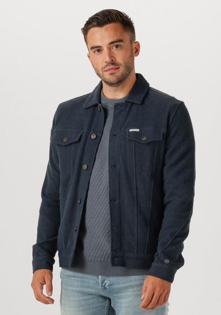 CAST IRON Veste en jean TERRY TRUCKER Bleu foncé - large