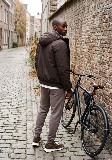 Bruine AIRFORCE Jack PADDED BOMBER - large