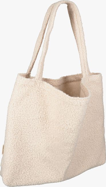 STUDIO NOOS Shopper BOUCLE MOM-BAG en blanc  - large