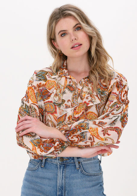 Gele ACCESS  PAISLEY PRINT BLOUSE RUFFLES - large