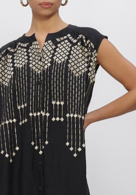 Zwarte GREEK ARCHAIC KORI Midi jurk S26K-4083196 - large